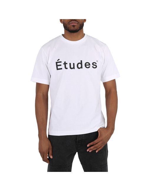 Etudes Cotton Wonder Logo Print T-Shirt