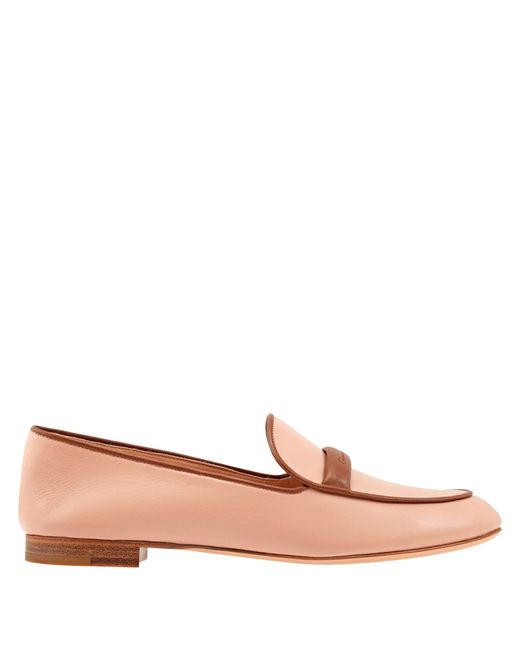 Gianvito Rossi Ladies Two-tone Leather Loafers