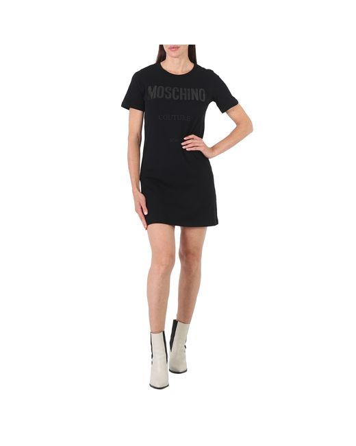 Moschino Ladies Fantasy Print Couture Short-Sleeve T-Shirt Dress