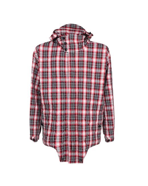 Burberry Bright Check Diamond Quilted Cut-Out Hem Parka