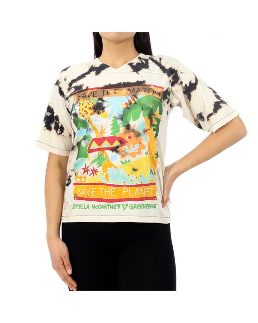 Stella McCartney Ladies Greenpeace Printed T-shirt