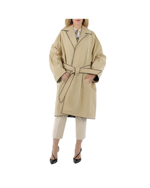 Balenciaga Ladies Belted Trench Coat