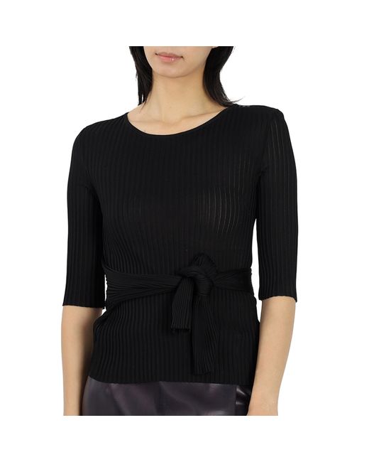 Atlein Ladies Front Knot Top
