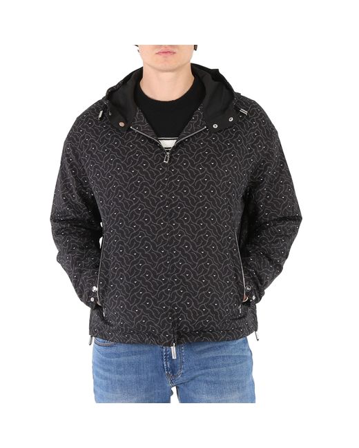 Emporio Armani Abstract Pattern Regular Fit Blouson Jacket