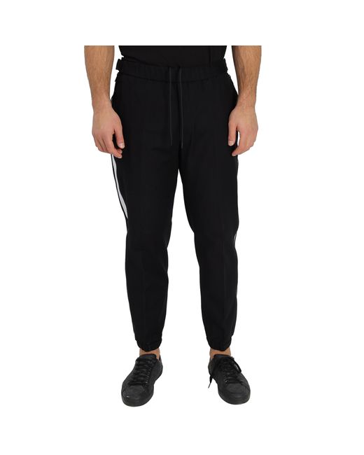Moncler Stretch Cotton Striped Trousers