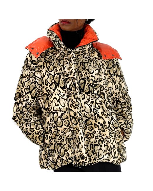 Moncler Ladies Khaki Parana Padded Puffer Jacket
