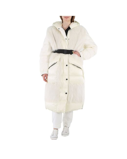Moncler Ladies Sarina Long Fur Coat