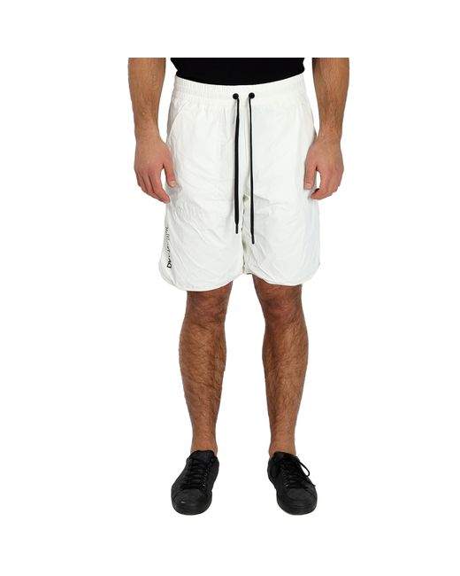 Moncler Natural Drawstring Bermuda Nylon Shorts