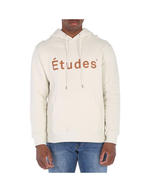 Etudes Chalk Logo-Print Organic-Cotton Hoodie