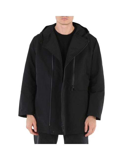Adidas Y-3 Relaxed Fit Classic Dense Woven Hooded Parka