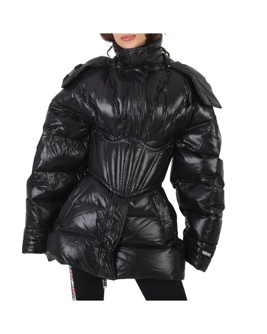 Versace Ladies Corset Puffer Jacket