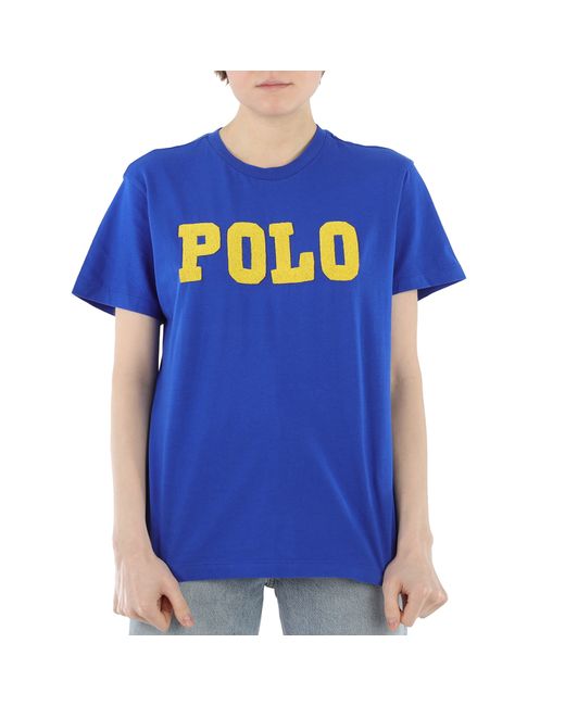 Polo Ralph Lauren Embellished Logo Short-sleeve Cotton T-shirt