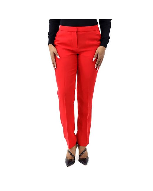 Burberry Bright Wool Straight-fit Tailored Trousers