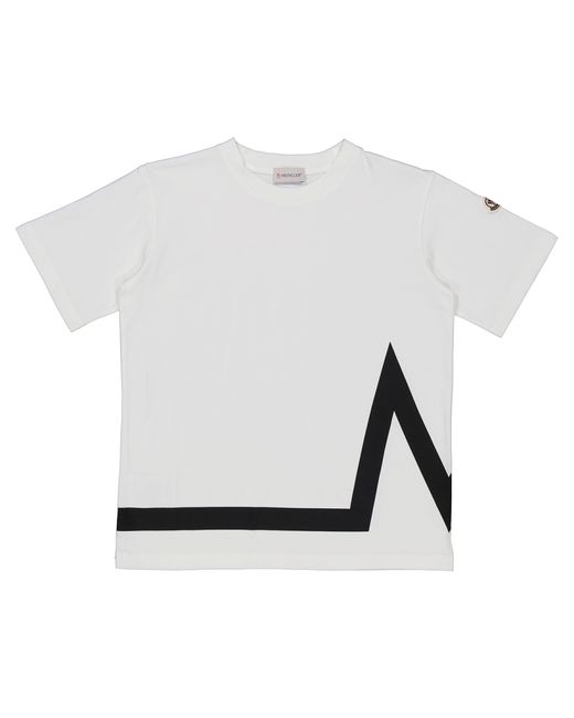 Moncler Boys Cotton Short-Sleeve Logo Print T-Shirt