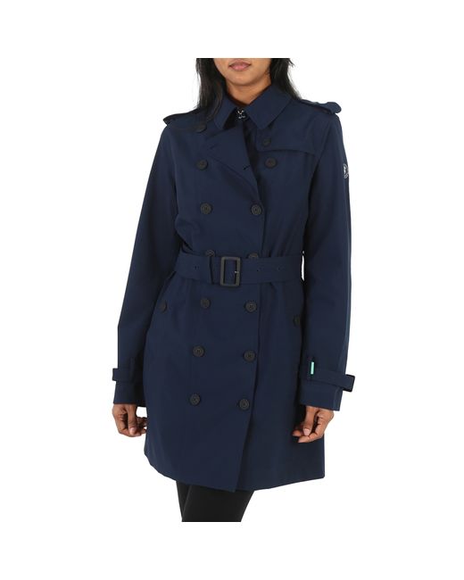 Save The Duck Ladies Blue Audrey Trench Jacket
