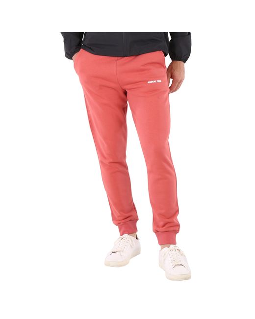 Save The Duck Clay Pink Logo Print Sweatpants