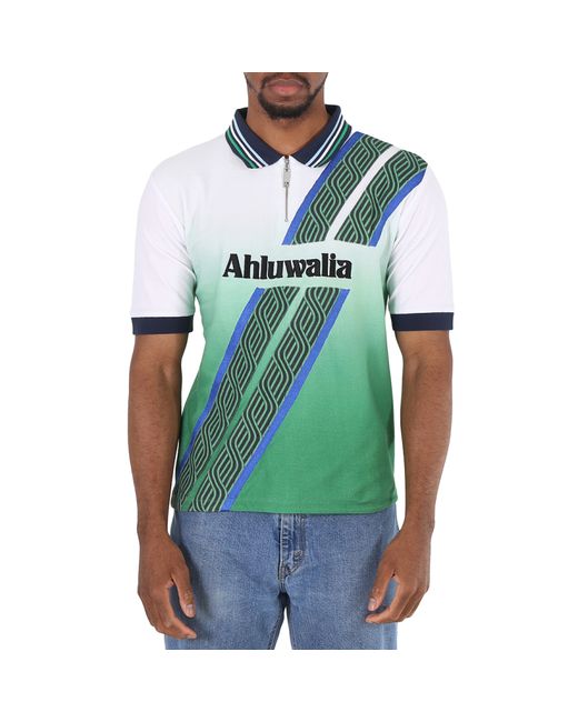 Ahluwalia Football Short Sleeve Cotton Polo Shirt