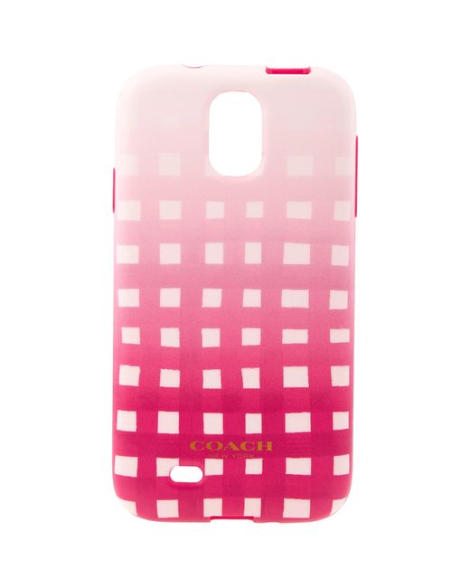 Coach Samsung Galaxy S4 Case Pink Ruby