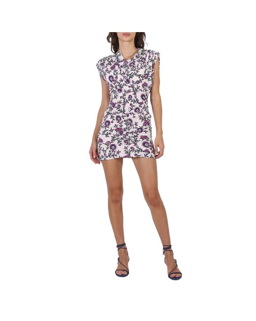 Isabel Marant Ladies Bemaya Silk-Blend Dress Brand 34 US