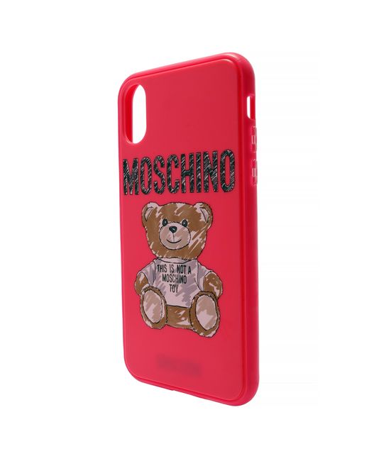 Moschino Ladies Teddy Bear Iphone XS/X Case