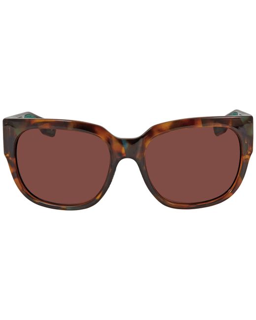 Costa Del Mar Waterwoman Copper Polarized Polycarbonate Cat Eye Ladies Sunglasses