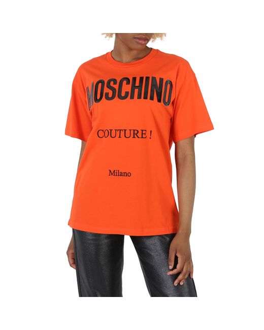 Moschino Cotton Logo Print T-Shirt