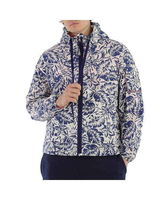 Moncler Ebizo Floral Cotton Hooded Jacket