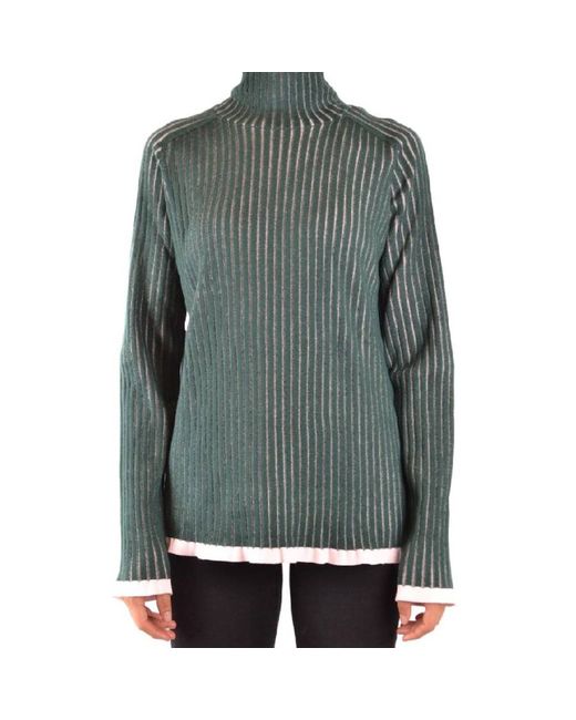 Burberry Ladies Contrast-trim Cashmere-blend Sweater