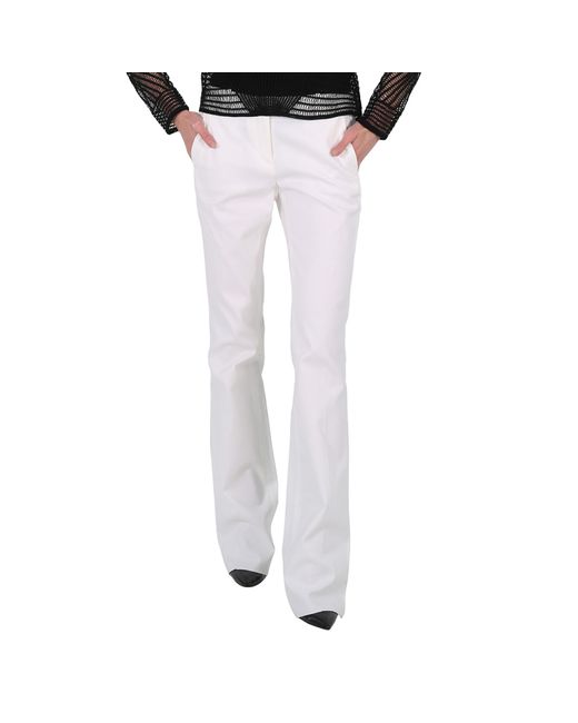 Roberto Cavalli Ladies Optical High Waisted Flared Trousers