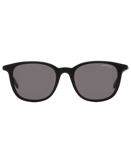 Montblanc Brown Square Mens Sunglasses