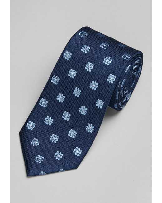 JoS. A. Bank Traveler Collection Small-Scale Floral Medallion Tie One