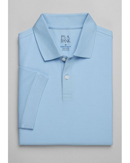 JoS. A. Bank Big Tall Traditional Fit Solid Pique Polo LARGE TALL