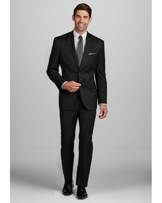JoS. A. Bank Tailored Fit Solid Suit 38 Regular