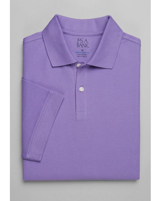 JoS. A. Bank Big Tall Traditional Fit Solid Pique Polo 3 X
