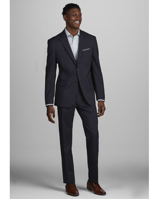 JoS. A. Bank Tailored Fit Solid Suit 43 Regular