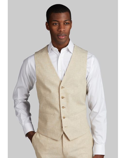 JoS. A. Bank Slim Fit Blend Suit Separates Vest Medium
