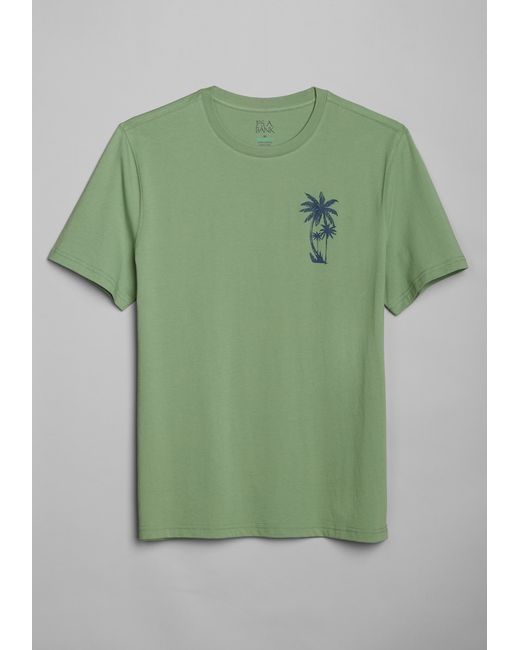 JoS. A. Bank Big Tall Tailored Fit Palm Tree Graphic Tee 3 X