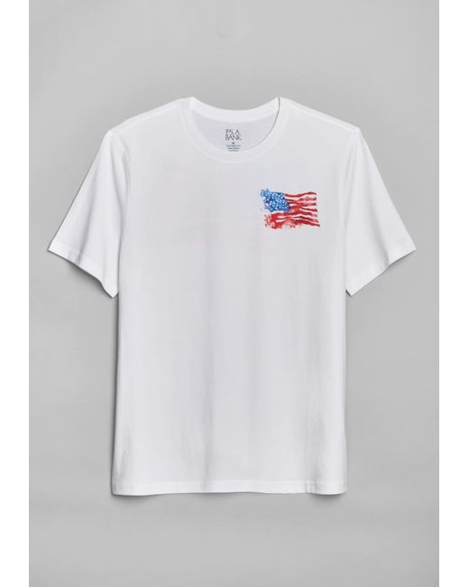 JoS. A. Bank Big Tall Tailored Fit American Flag Graphic Tee 4 X