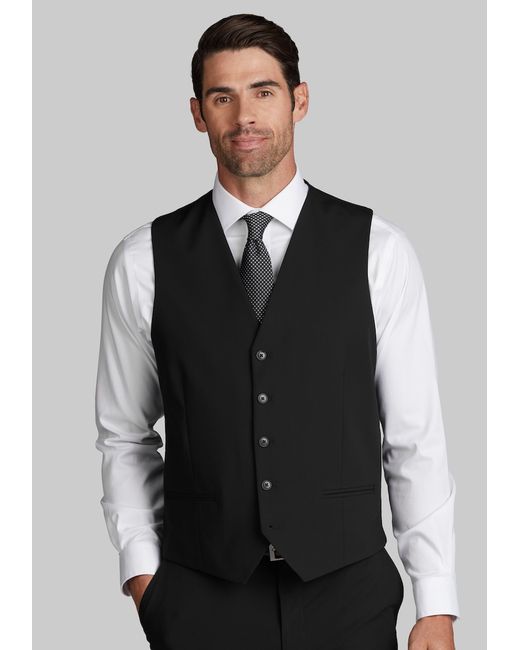 JoS. A. Bank Tailored Fit Suit Separates Solid Vest Medium