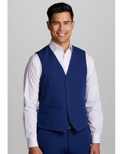 JoS. A. Bank Slim Fit Suit Separates Vest Bright Medium