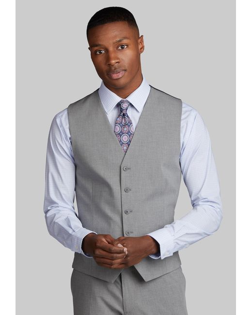 JoS. A. Bank Tailored Fit Suit Separates Solid Vest X Large