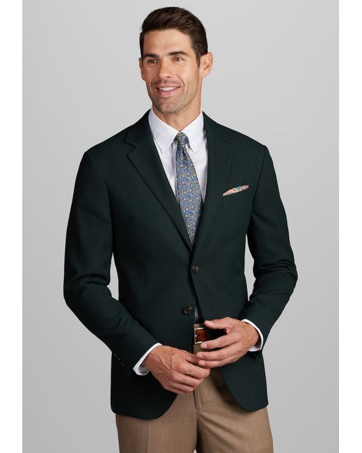 JoS. A. Bank Big Tall Tailored Fit Solid Sportcoat 52 Regular