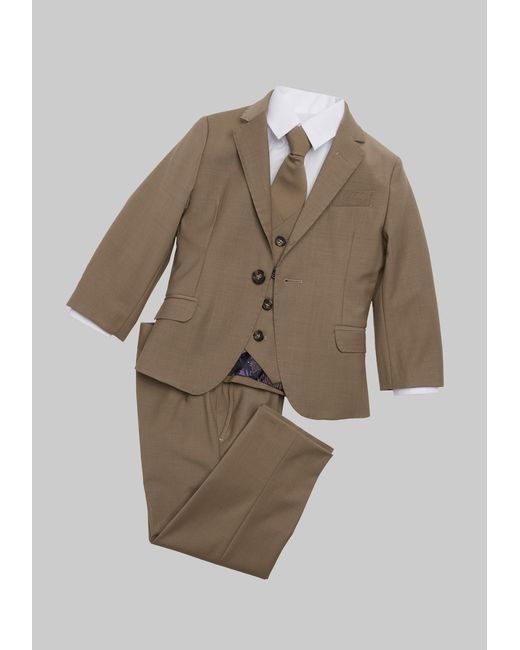 JoS. A. Bank Peanut Butter Collection Slim Fit Luxor 5-Piece Suit Set 4 Years