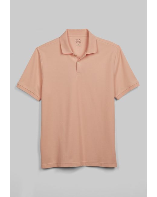 JoS. A. Bank Tailored Fit Solid Pique Polo Small