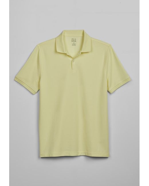 JoS. A. Bank Tailored Fit Solid Pique Polo Large