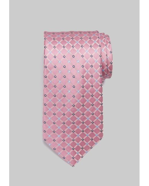JoS. A. Bank Traveler Collection Dots and Squares Tie Long LONG
