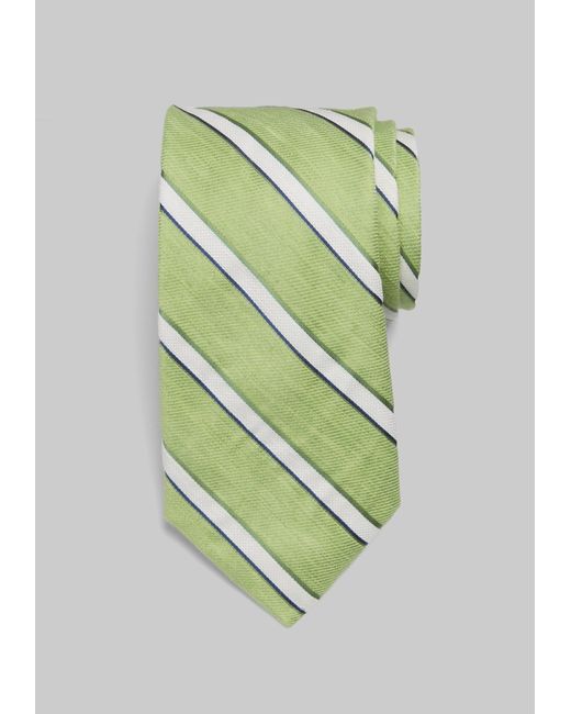 JoS. A. Bank Reserve Collection Linen-Silk Stripe Tie One
