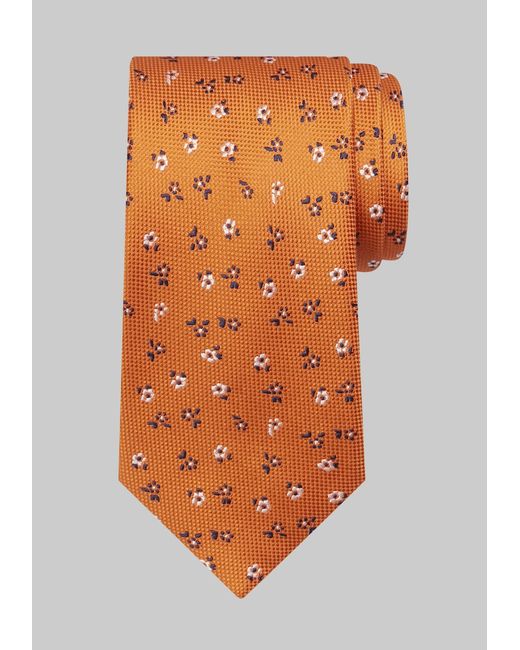 JoS. A. Bank Traveler Collection Mini Floral Tie One