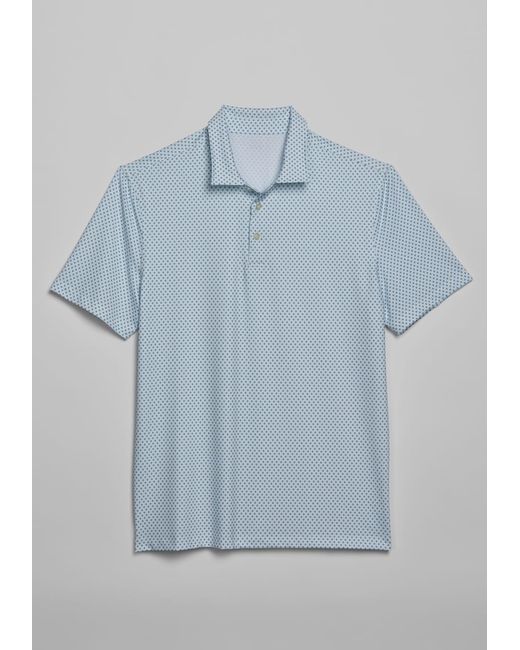 JoS. A. Bank Traveler Collection Tailored Fit Diamond Print Polo X Large