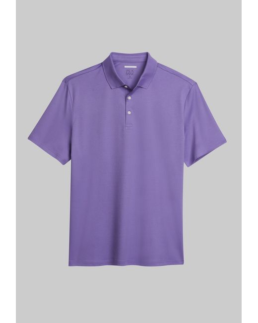 JoS. A. Bank Traditional Fit Interlock Knit Solid Polo Small